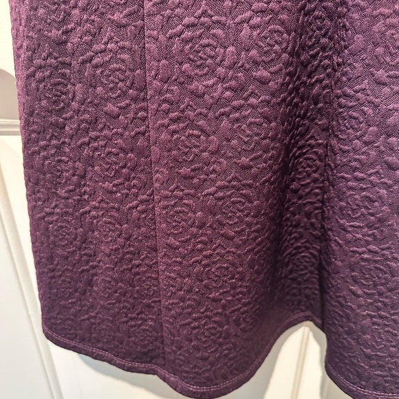 Plum Textured Midi Dress by Wisp. Size 2 - Picture 7 of 7